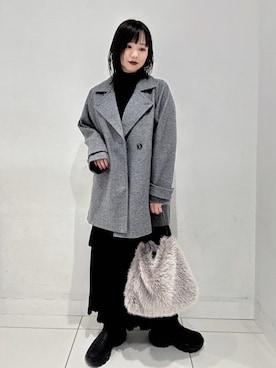 「SENSE OF PLACE by URBAN RESEARCH（センスオブプレイスバイアーバンリサーチ）のアイテム（Tシャツ/カットソー）」を使った、あべのりさん（レディース・164cm）の秋コーディネート