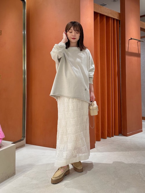 オフショル裏毛プルオーバー（スウェット）｜Whim Gazette