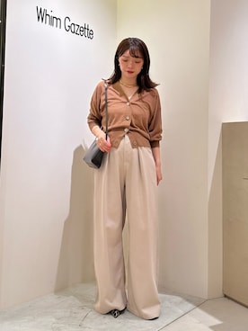 「アイテム（チョーカー）」を使った、髙橋さん（レディース・158cm）の夏コーディネート