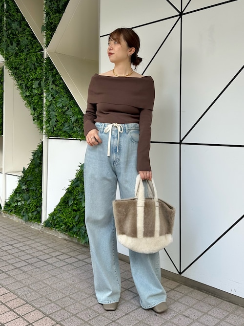 whimgazette オフショルトップス オフショルニットプルオーバー（ニット/セーター）｜Whim