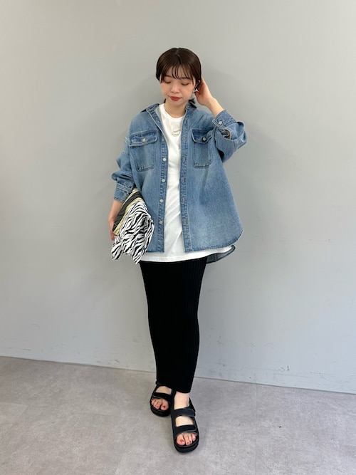 新品タグ付き Whim Gazette コットンチュニック サックスブルー