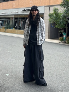 「アイテム（アクセサリー）」を使った、Dさん（メンズ・176cm・30代）の秋コーディネート