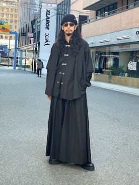 「アイテム（タンクトップ）」を使った、Dさん（メンズ・176cm・30代）の秋コーディネート