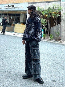 【HARE】BIG4ポケットカーゴパンツ S BIG4ポケットカーゴパンツ(HARE)を使った人気ファッション