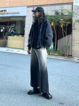 「アイテム（アクセサリー）」を使った、Dさん（メンズ・176cm・30代）の冬コーディネート