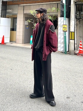 「アイテム（スウェット）」を使った、Dさん（メンズ・176cm・30代）の秋コーディネート