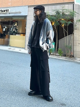 「アイテム（アクセサリー）」を使った、Dさん（メンズ・176cm・30代）の冬コーディネート