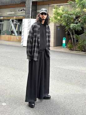 「アイテム（スウェット）」を使った、Dさん（メンズ・176cm・30代）の秋コーディネート