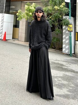 「アイテム（スウェット）」を使った、Dさん（メンズ・176cm・30代）の秋コーディネート