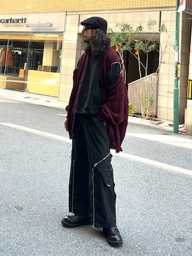 「アイテム（スウェット）」を使った、Dさん（メンズ・176cm・30代）の秋コーディネート