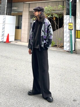 「アイテム（スウェット）」を使った、Dさん（メンズ・176cm・30代）の秋コーディネート