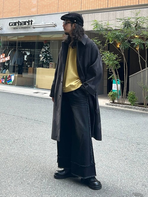 セール】ウールステンカラーコート(HARE)（ステンカラーコート