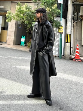 「アイテム（スウェット）」を使った、Dさん（メンズ・176cm・30代）の秋コーディネート