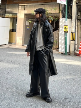 「アイテム（スウェット）」を使った、Dさん（メンズ・176cm・30代）の秋コーディネート