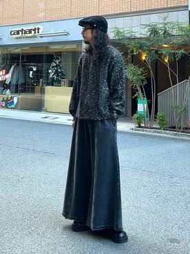 「アイテム（アクセサリー）」を使った、Dさん（メンズ・176cm・30代）の冬コーディネート