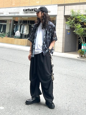 「HARE（ハレ）のアイテム（Tシャツ/カットソー）」を使った、Dさん（メンズ・176cm）の春コーディネート