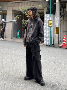 「アイテム（スウェット）」を使った、Dさん（メンズ・176cm・30代）の秋コーディネート