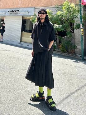 Dさんの「ベルトシャークサンダル(HARE)」を使ったコーディネート