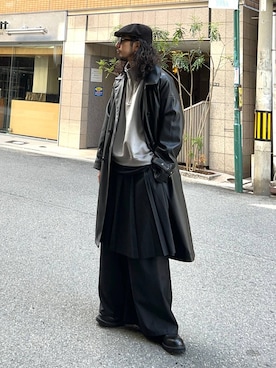 「アイテム（トレンチコート）」を使った、Dさん（メンズ・176cm・30代）の秋コーディネート