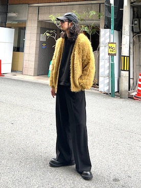 「アイテム（スウェット）」を使った、Dさん（メンズ・176cm・30代）の秋コーディネート