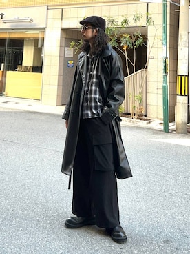 「アイテム（トレンチコート）」を使った、Dさん（メンズ・176cm・30代）の秋コーディネート