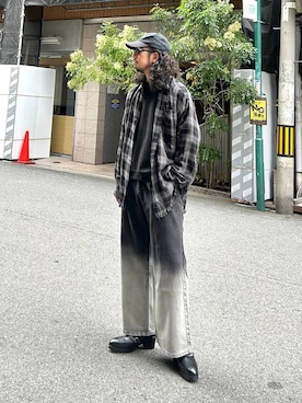「アイテム（スウェット）」を使った、Dさん（メンズ・176cm・30代）の秋コーディネート