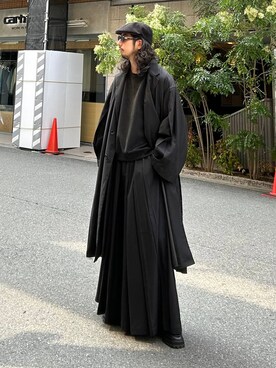 「アイテム（スウェット）」を使った、Dさん（メンズ・176cm・30代）の秋コーディネート