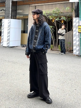 「アイテム（スウェット）」を使った、Dさん（メンズ・176cm・30代）の秋コーディネート