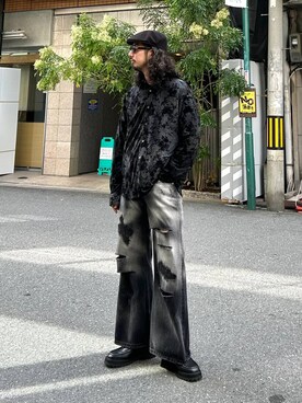 「アイテム（スウェット）」を使った、Dさん（メンズ・176cm・30代）の秋コーディネート