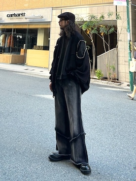 「アイテム（スウェット）」を使った、Dさん（メンズ・176cm・30代）の秋コーディネート