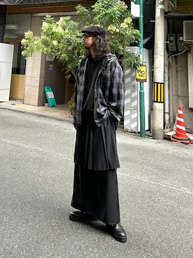 「アイテム（スウェット）」を使った、Dさん（メンズ・176cm・30代）の秋コーディネート