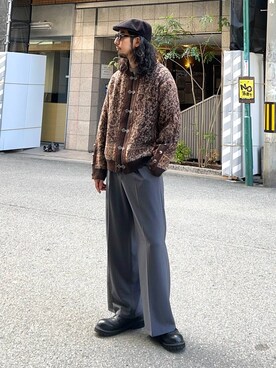 「アイテム（スウェット）」を使った、Dさん（メンズ・176cm・30代）の秋コーディネート