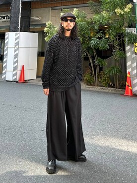 「アイテム（スウェット）」を使った、Dさん（メンズ・176cm・30代）の秋コーディネート