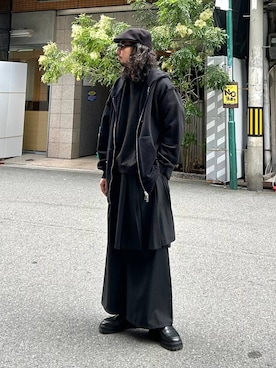 「アイテム（スウェット）」を使った、Dさん（メンズ・176cm・30代）の秋コーディネート