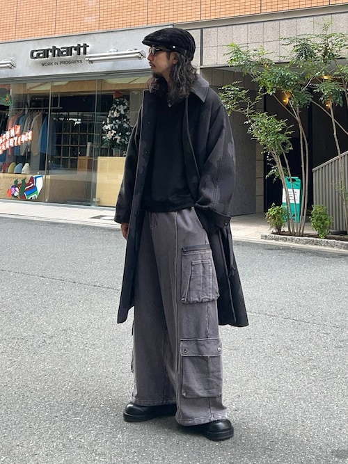 セール】ウールステンカラーコート(HARE)（ステンカラーコート）｜HARE