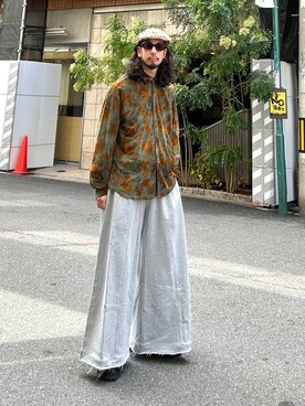 「アイテム（スウェット）」を使った、Dさん（メンズ・176cm・30代）の秋コーディネート