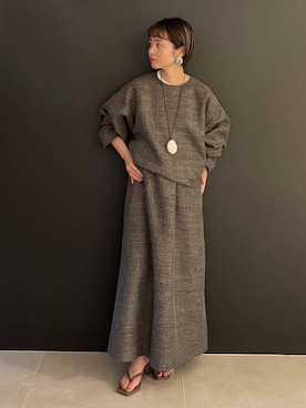 伊藤美咲さん(レディース・146cm)の秋コーディネート