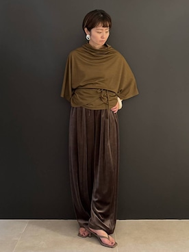 伊藤美咲さん(レディース・146cm)の秋コーディネート