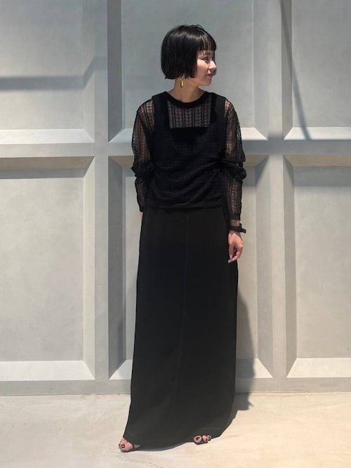 Curensology レオパードサテンワンピース美品