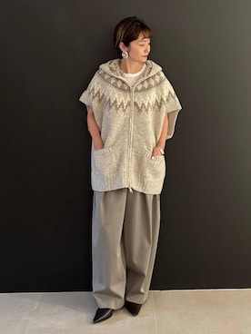 伊藤美咲さん(レディース・146cm)の秋コーディネート