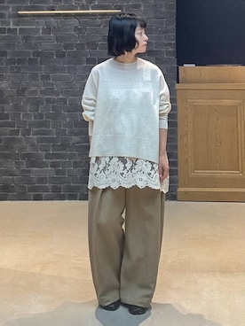 伊藤美咲さん（レディース・146cm）の冬コーディネート