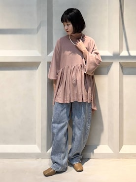 伊藤美咲さん（レディース・146cm）の冬コーディネート