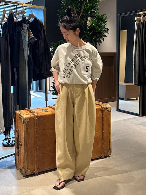 アラレ（美品）マルニ　コーデュロイ　ロングフレアパンツ　ガウチ（9930） スタイリスト室井由美子さんYouTube紹介アイテム＞Curensology(カレン