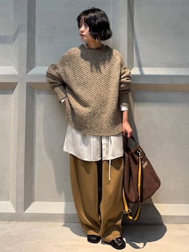 伊藤美咲さん（レディース・146cm）の冬コーディネート