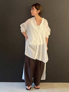 伊藤美咲さん(レディース・146cm)の夏コーディネート