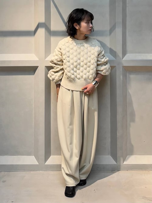 Curensology(カレンソロジー)/ダブルクロスドロストパンツ