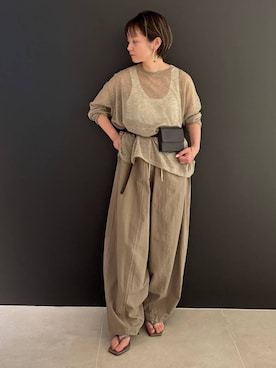 伊藤美咲さん(レディース・146cm)の夏コーディネート