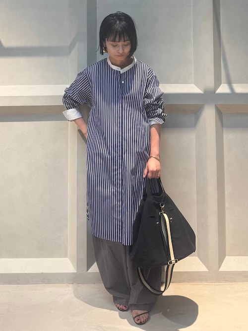 カレンソロジー　コットンリネンストライプドロストパンツ コットンリネンストライプドロストパンツ | [公式]カレン