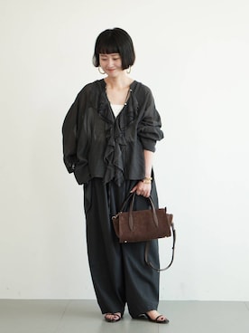 「アイテム（ピアス（両耳用））」を使った、伊藤美咲さん（レディース・146cm）の夏コーディネート