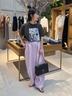 Curensology(カレンソロジー)/コットンリネンドロストパンツを使った